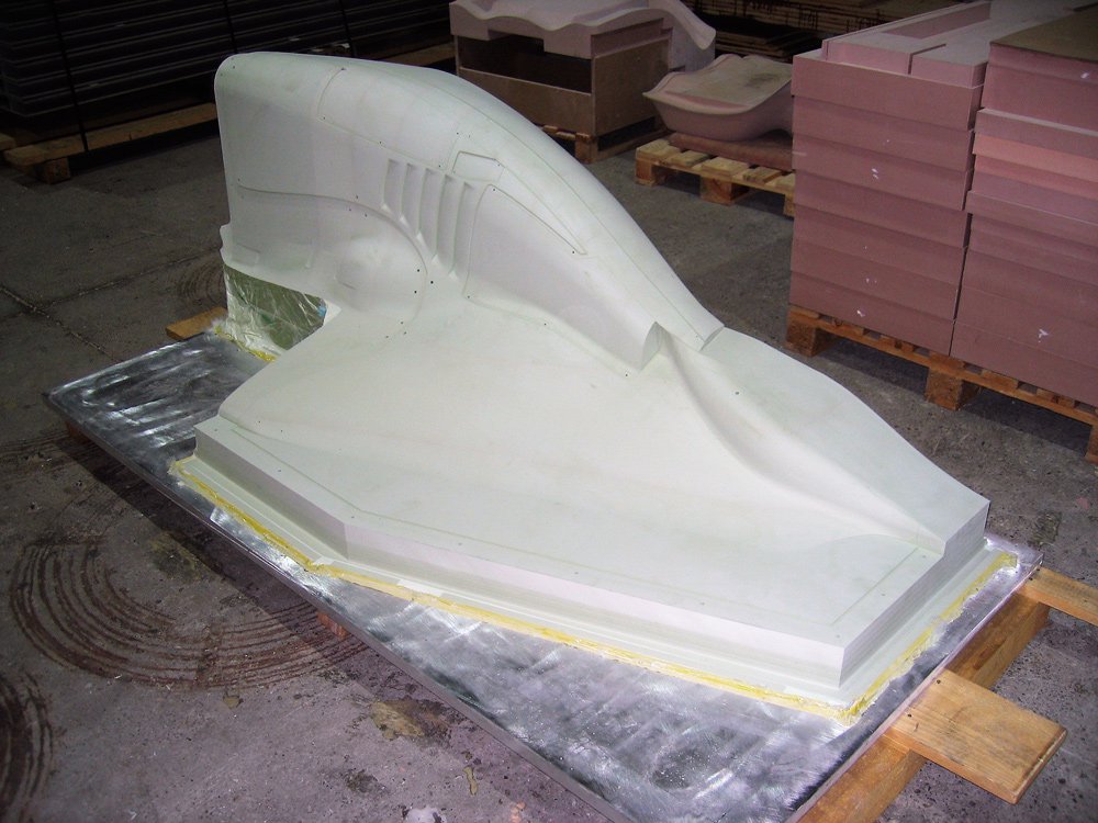 Laminierform Urmodell Automobilrennsport — Automotive, CNC Dynamix AG, Büron LU